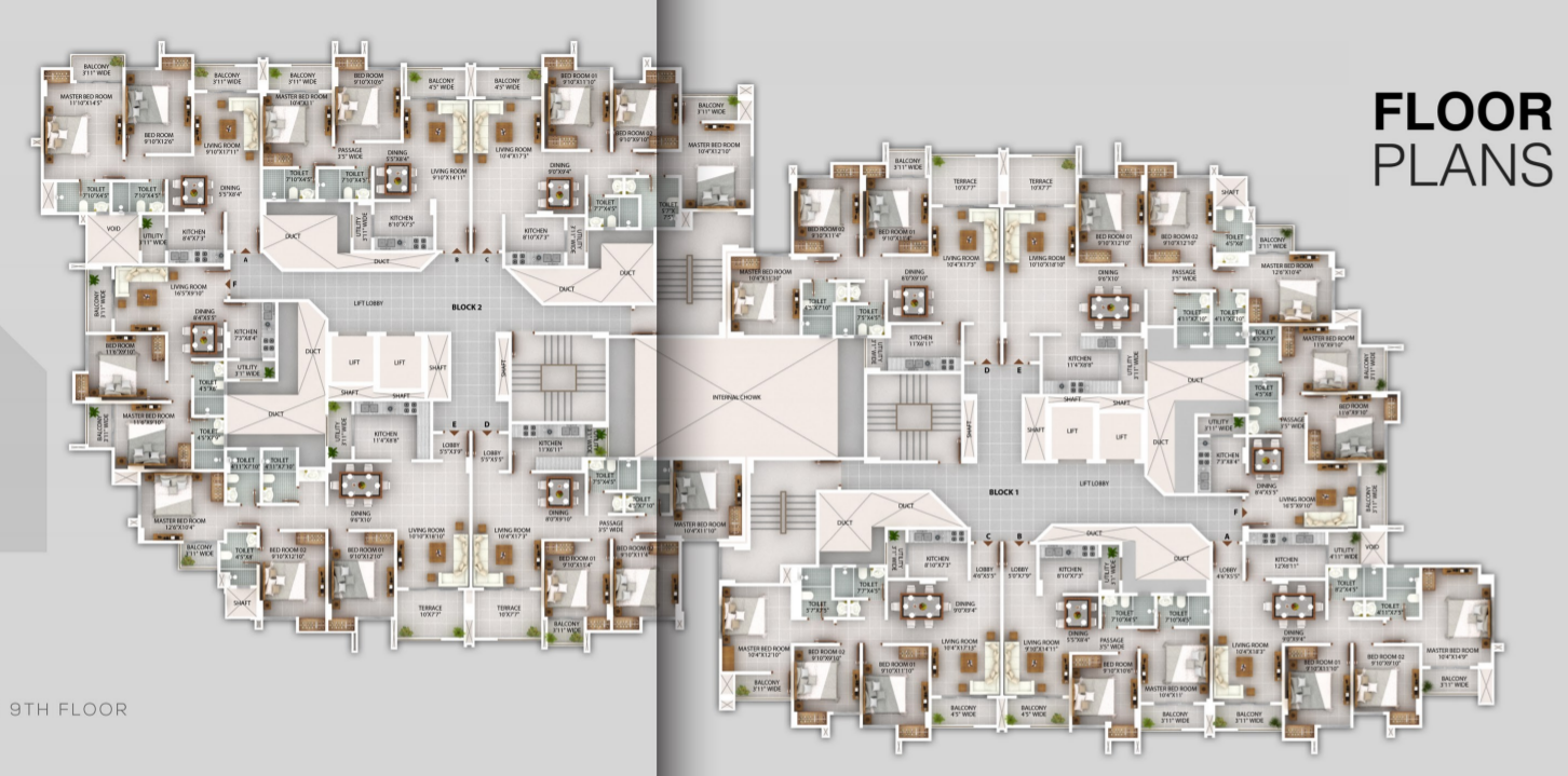 Shreeja Paradise floor plan layout